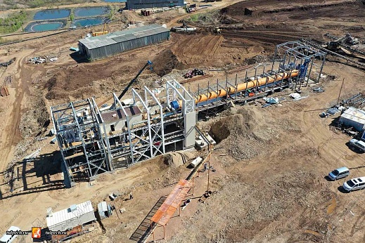 Печь обжига сульфидных руд с труднообогатимым золотом