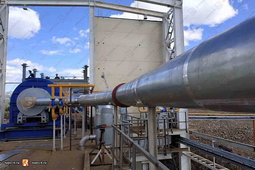 Печь обжига сульфидных руд с труднообогатимым золотом