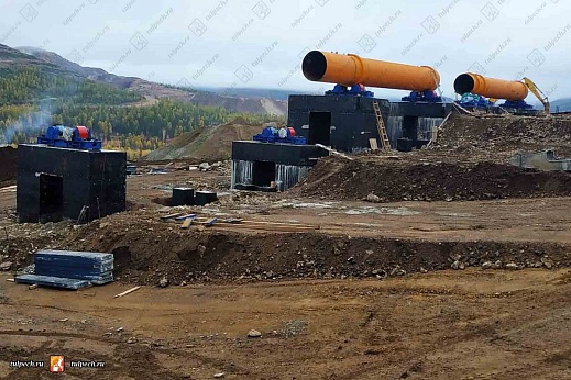 Печь обжига сульфидных руд с труднообогатимым золотом