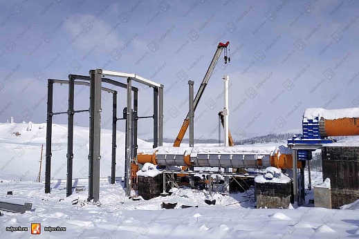 Печь обжига сульфидных руд с труднообогатимым золотом