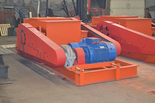 Дробилка валковая с гладкими валками ДВГ-2-800