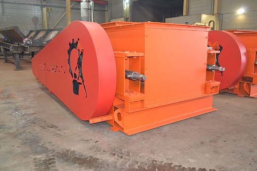 Дробилка валковая с гладкими валками ДВГ-2-800