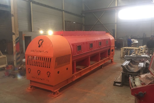 Вращающийся холодильник водяного охлаждения ХБК-1200/5000 В