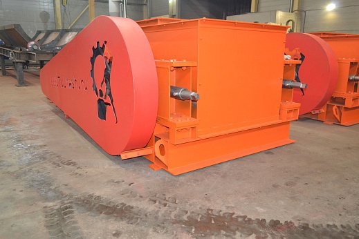 Дробилка валковая с гладкими валками ДВГ-2-800