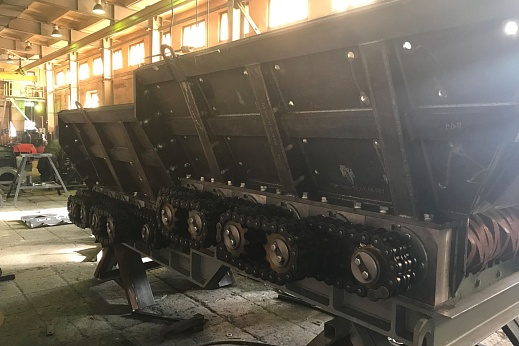 Грохот-питатель валковый ГПВ-1000-37