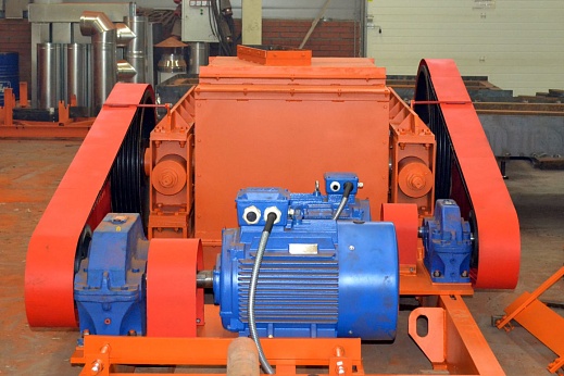 Дробилка валковая с гладкими валками ДВГ-2-800