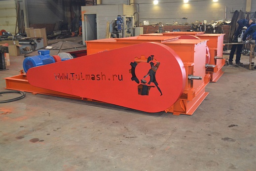 Дробилка валковая с гладкими валками ДВГ-2-800