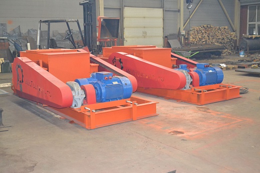 Дробилка валковая с гладкими валками ДВГ-2-800