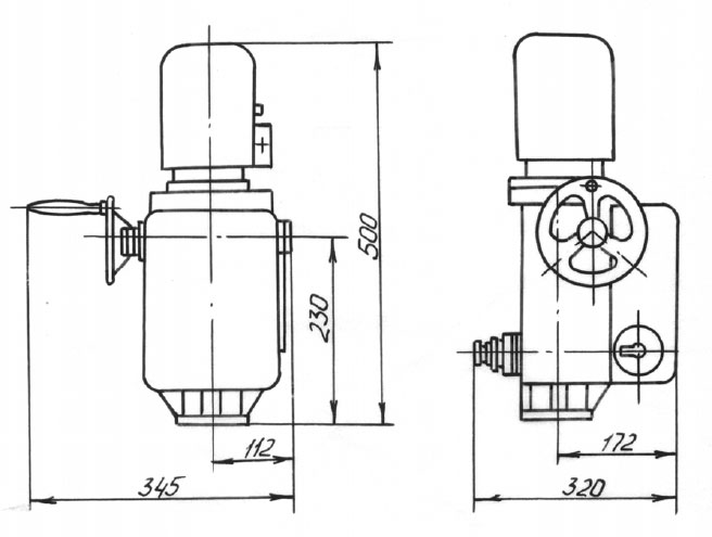 Электропривод НА чертеж