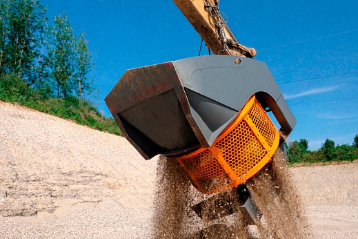 Роторный просеивающий ковш КПР-01