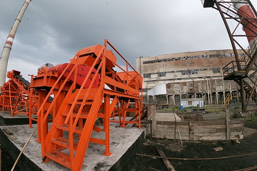 Линия дробления и сортировки угля