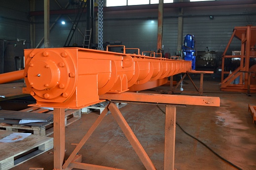 Лотковый (желобчатый) шнек