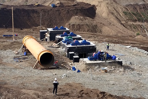 Печь обжига золотосодержащих руд