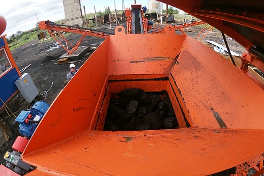 Линия дробления и сортировки угля