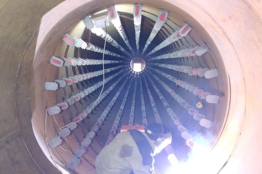 Печь обжига золотосодержащих руд