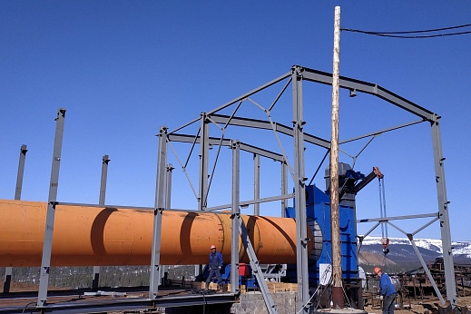 Печь обжига золотосодержащих руд