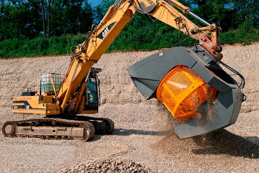 Роторный просеивающий ковш КПР-01