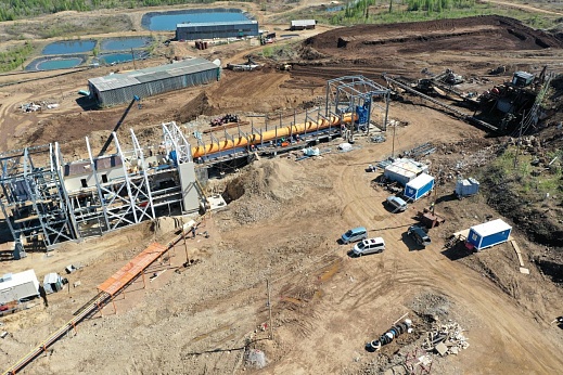 Печь обжига золотосодержащих руд