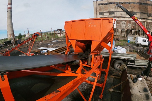 Линия дробления и сортировки угля